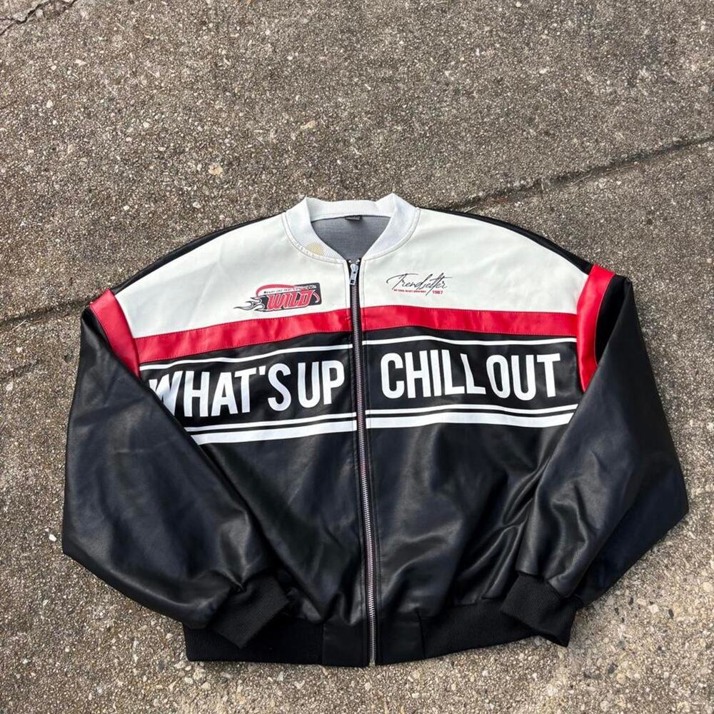 Y2k 00s Racing jacket